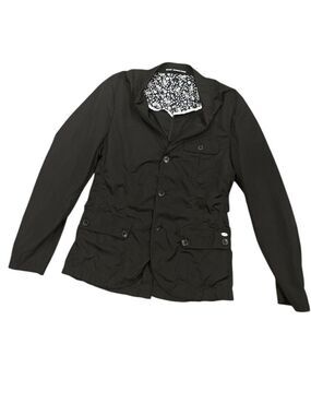 SAWYER + HENDRICKS M navy tailored lightweight jacket 3 out pockets/1 inside